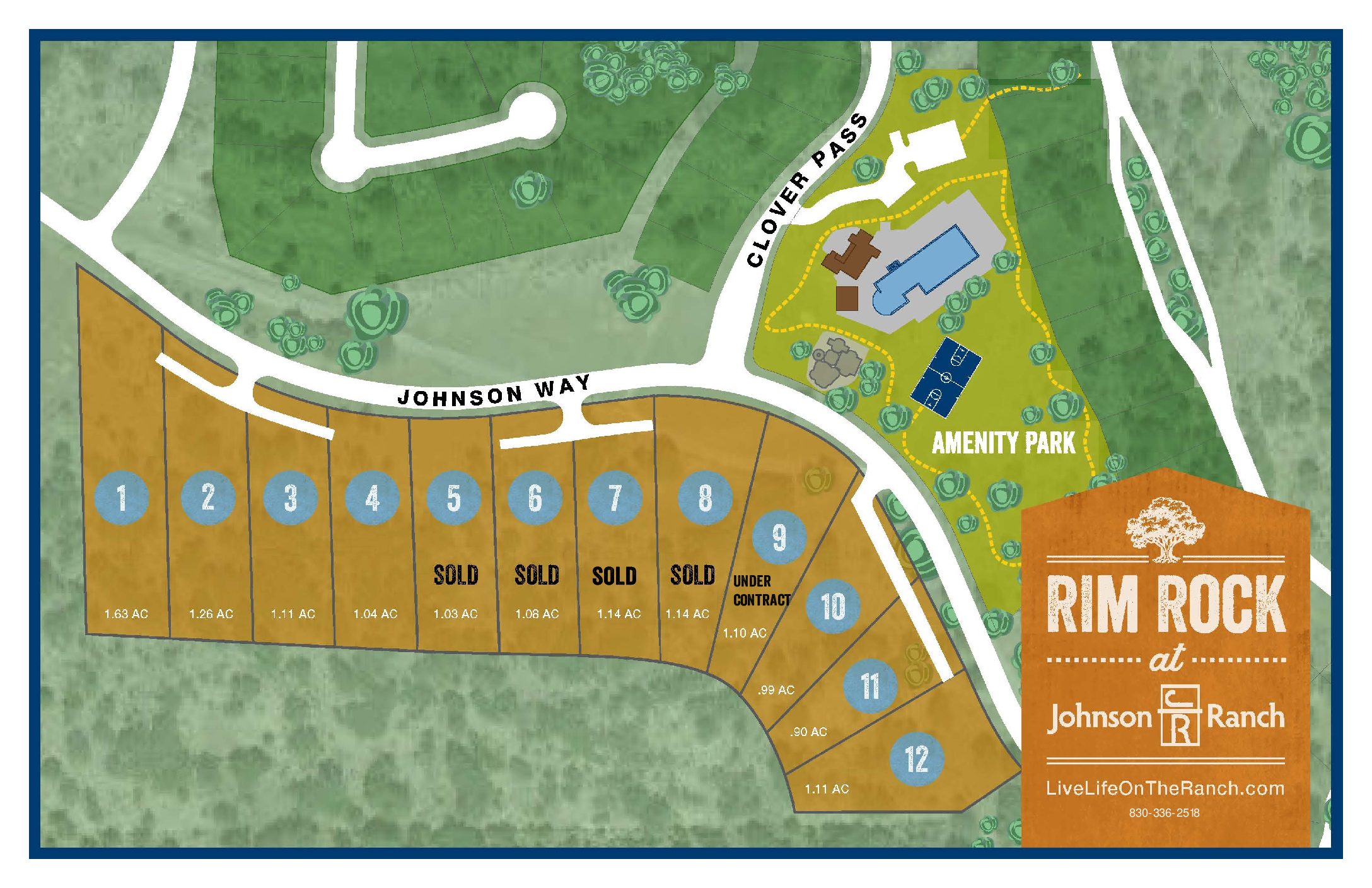 Johnson Ranch Rim Rock map Johnson Ranch